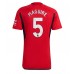 Manchester United Harry Maguire #5 Hemma matchtröja 2023-24 Kortärmad Billigt